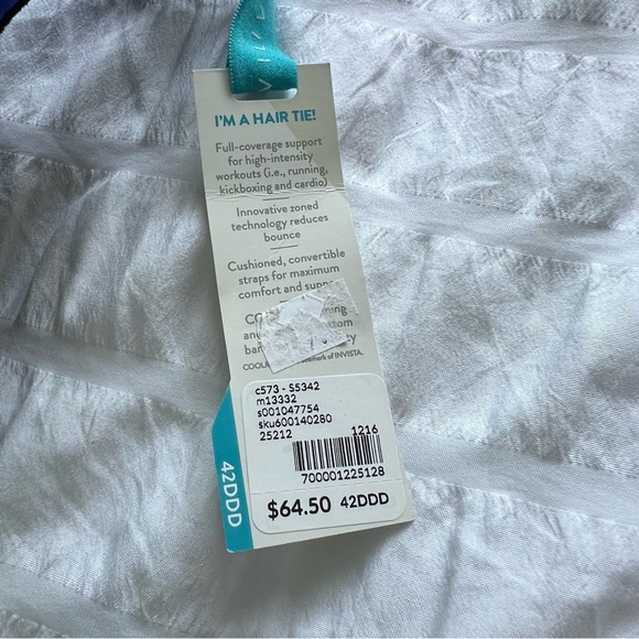 NWT Livi Active Lanebryant adjustable strap sports Bra 42DDD - Picture 4 of 5